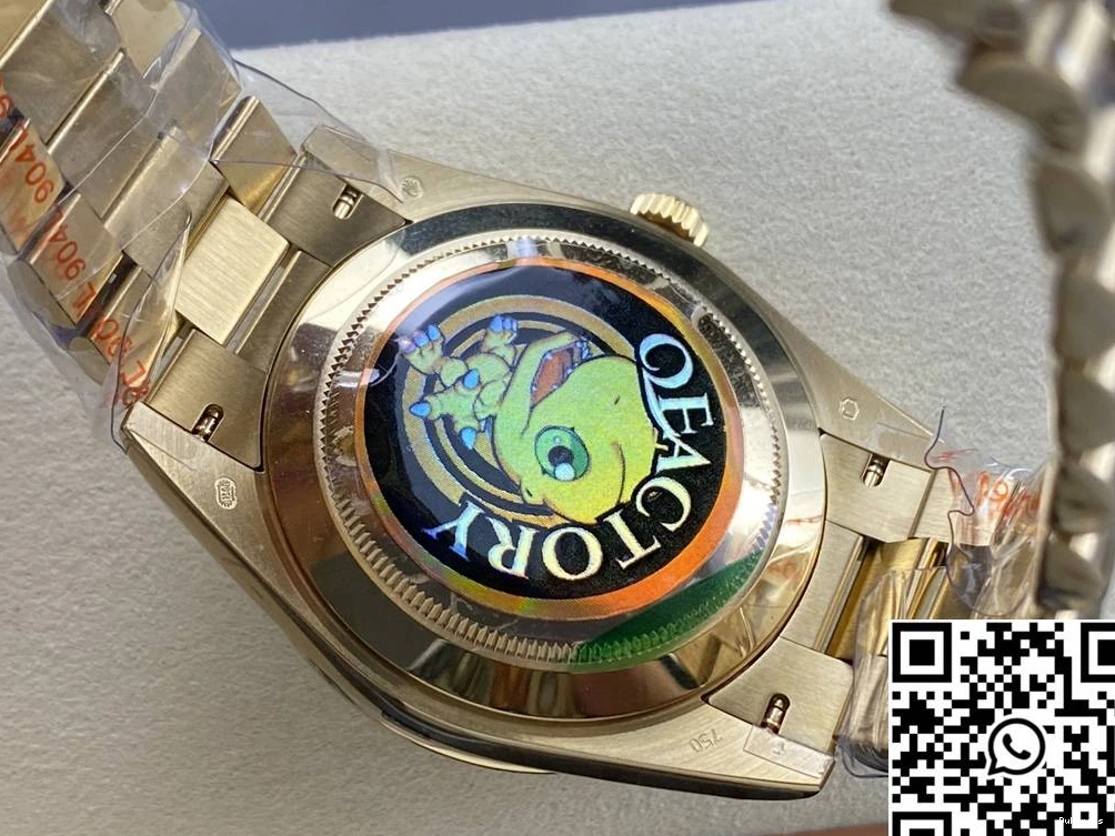 Rolex M228238-0061 QF Dial Factory Green Tungsten 1003 Contemporary Date v5 Day Steel 0724